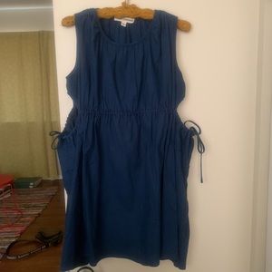 Caron Callahan Timora Dress Indigo Blue M
